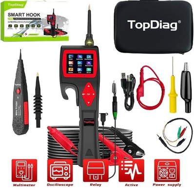 TopDiag P200 Power Circuit Probe Automotive Circuit Tester 9~30V Voltage Range