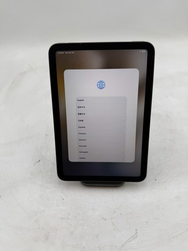 Apple iPad Mini 6th Gen 64GB Space Gray MDM AS IS