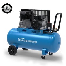 G&uuml;de &ouml;lgeschmierter 2-Zylinder Druckluftkompressor 100 L 10 bar 420/10/100 230V