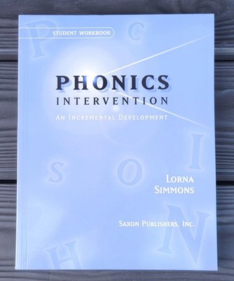 Saxon Phonics Intervention Student Workbook (Many Available) **New Condition**