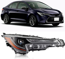 Headlight with LED DRL Compatible with 2020 2021 2022 Toyota Corolla L LE, Right