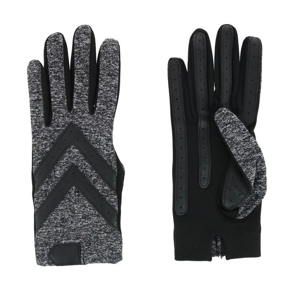 Isotoner Mujer Pantalla Táctil Spandex Guante de Invierno con Muñeca Chevron Foto 2 de 4