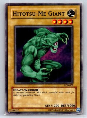 Hitotsu-Me Giant DB1-EN099 Common / Short Print Dark Beginning 1 Yu-Gi-Oh LP
