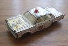 MATCHBOX LESNEY NO.55/59 FORD GALAXIE POLICE CAR WHITE VINTAGE RARE RETRO