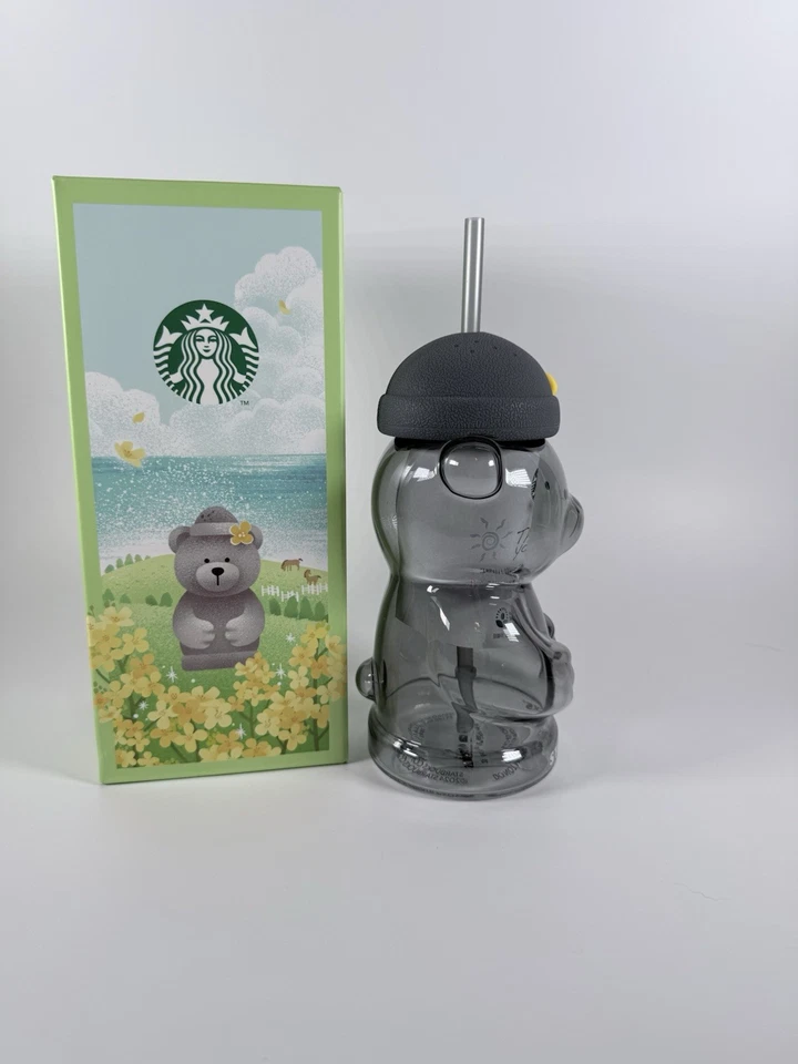 Auténtico Starbucks Corea 2024 | Vaso Bearista Jeju | Taza fría 591 ml | Nuevo con etiquetas Foto 2 de 4
