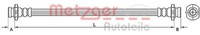 Metzger Bremsschlauch 4110851 Passend FüR Nissan