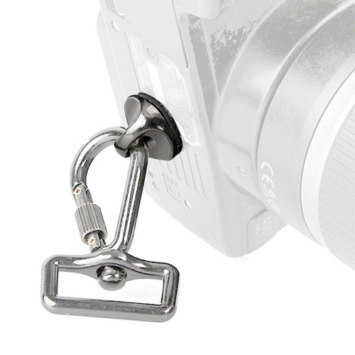 2PCS Silver Strap Screws for Camera Neck Carrying Systems with 1/4 Inch Thread - Afbeelding 5 van 12