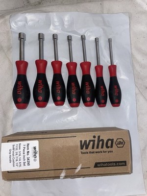 Wiha 7 Piece SAE Hollow Nut Driver Set 34390