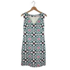 Boden Tabitha Textured Sheath Dress 2 Floral Sleeveless