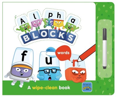 Alphablocks Words: A Wipe-Clean Book by Sweet Cherry Publishing Board Book Book