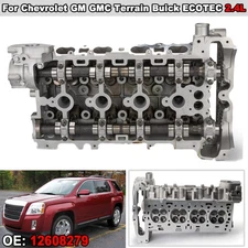 Fits for Buick Chevrolet GM GMC ECOTEC 2.4L DOHC 12608279 Cylinder Head Assembly