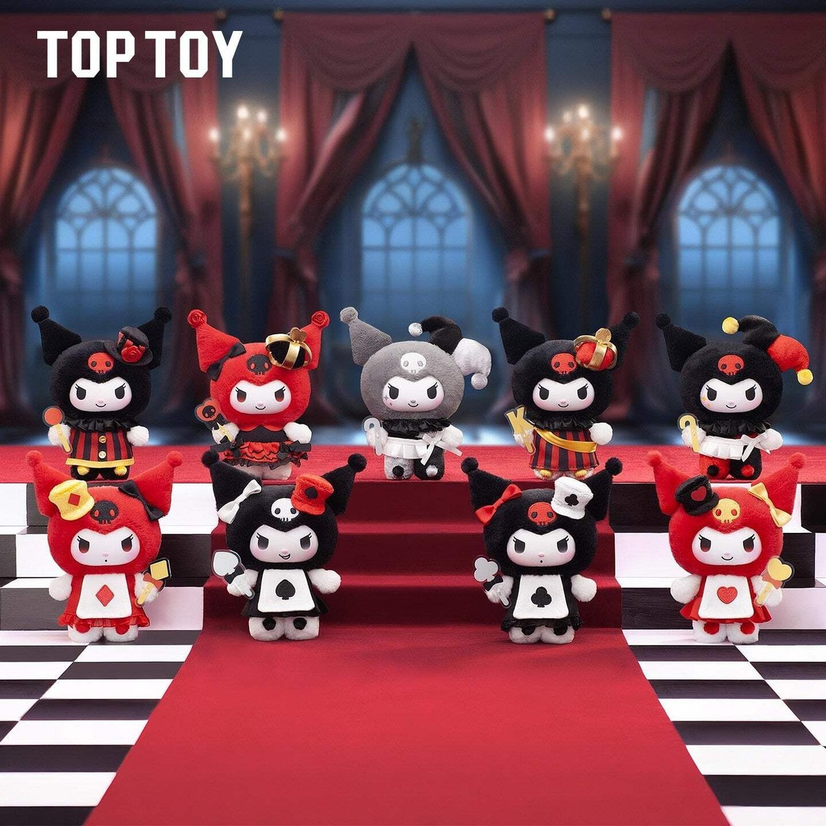 TOPTOY × サンリオ クロミ ポーカーキングダム BOX TOPTOY Sanrio Kuromi Poker Kingdom Plush Keychain Blind Box | eBay
