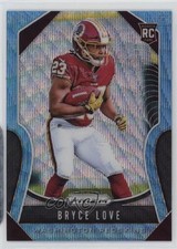 2019 Panini Prizm Rookies Blue Wave Prizm 14/199 Bryce Love #325 4f5