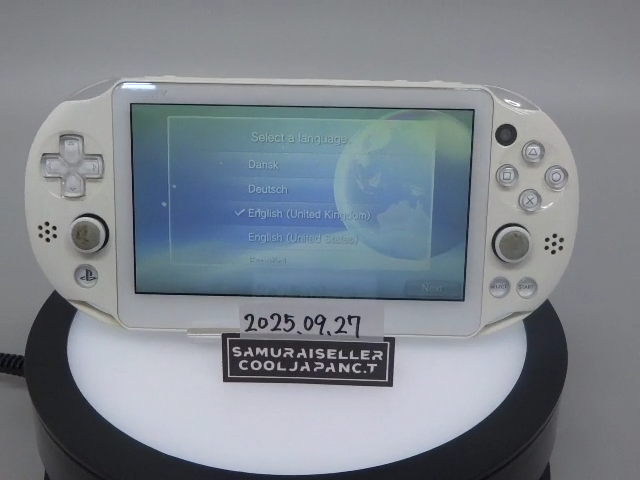 Sony Playstation PS Vita White PCH-2000 ZA12 Wi-Fi Model Console