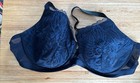 Soma Underwire Lightly Lined Lace Bra 40D NWT Nightfall Navy — photo 1