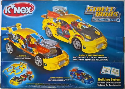 Knex - 159 Pce STREET MODS GT TONER SPEC A LIGHT UP ENGINE
