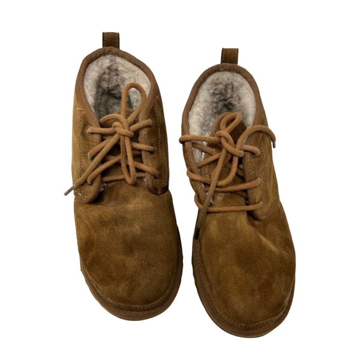 Ugg Neumel boots mens 8 brown suede lace up shoes womens 9  display picture 1