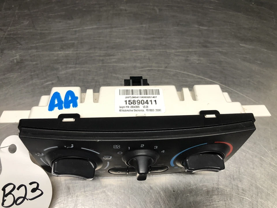 Pontiac G5 05-10 2007-2010 cobalto calor aire acondicionado temperatura climatización climatización Foto 2 de 4