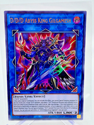 D/D/D Abyss King Gilgamesh - DUOV-EN004 - Ultra Rare - 1st Edition - Yugioh!