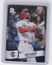 2024 Topps Big League Bryce Harper #112 Black Holo Foil /25 Phillies 
