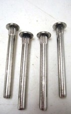 Juego de 4 pasadores de bisagra de puerta de acero inoxidable para camioneta Ford Car 1932 a 1952 1932 a 1948