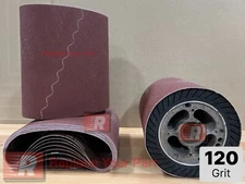 EZ8 8x19 Sanding Belts 120 Grit Aluminum Oxide Pack of 10