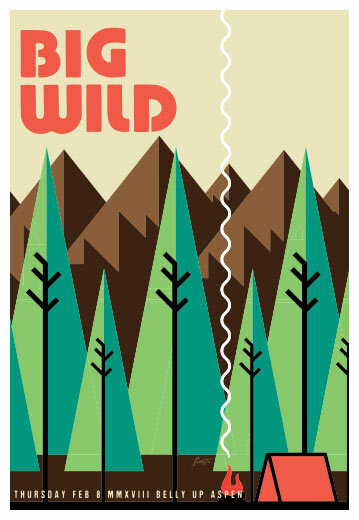 Scrojo Big Wild 2018 Poster Belly Up Aspen Colorado