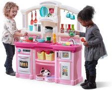 Step2 Fun with Friends Kitchen  Pink Kitchen with Realistic Lights  Sounds Pl