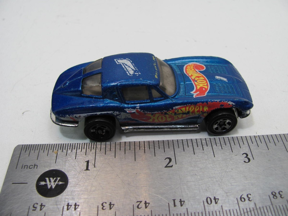 1979- HOT WHEELS '63 SPLIT WINDOW CORVETTE STINGRAY BLUE #1 | eBay