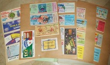 RACCOLTA  125 SCHEDE Buoni-Coupon-Etichette-Etc *SPUNTI x GRAFICI*