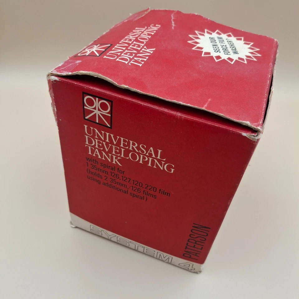 Patterson System 4 35mm Film Developing Tank w/BOX. *VGC*. (refB) - Image 4 of 4