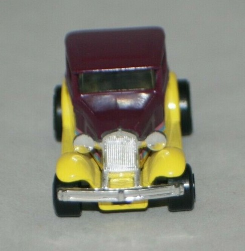 Matchbox #55 1979 Model A Ford Purple And Yellow Hot Rod Thailand - Picture 3 of 7