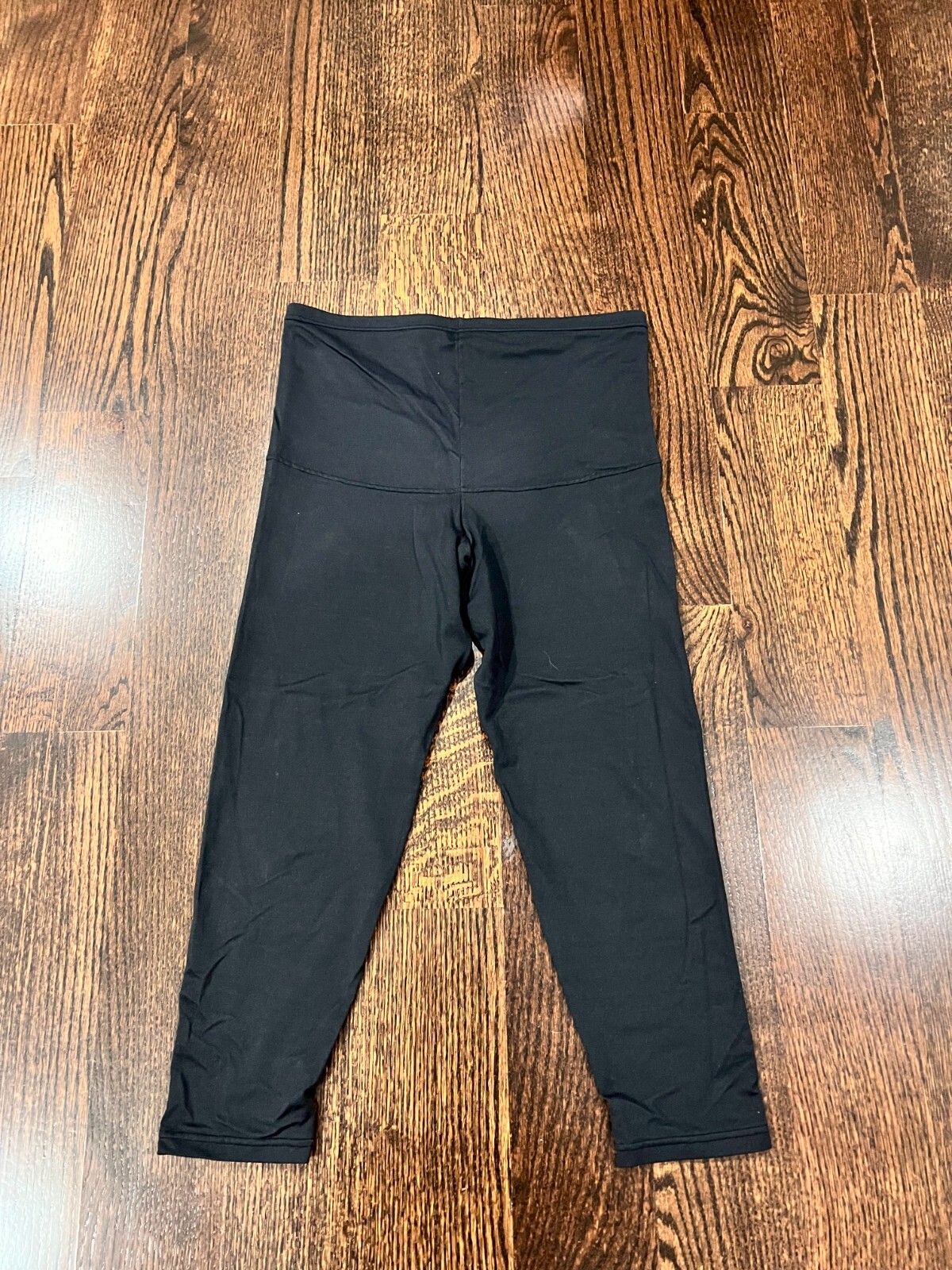 Girls Kids Flexees Solid Black Stretch Capri Leggings Size Large 14 | eBay