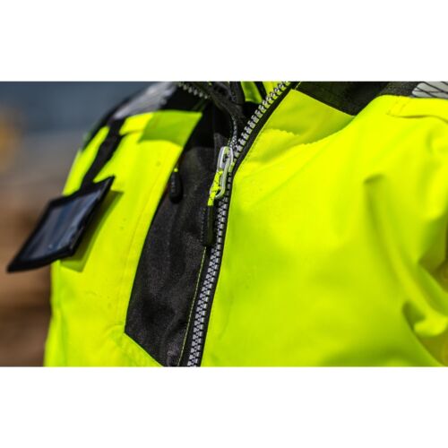 Portwest PW367 Waterproof Hi Vis Reflective 5-in-1 Winter Safety Jacket - Picture 3 of 10
