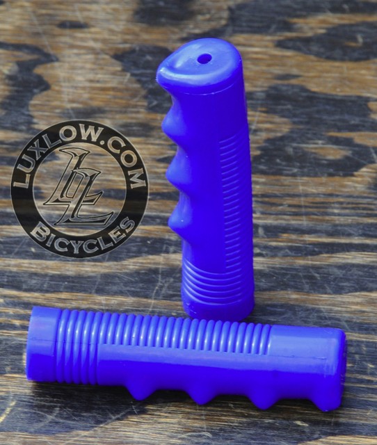 Blue Bike GRIPS Vintage Cruiser Stingray Muscle Bicycle Lowrider Schwinn Beach eBay