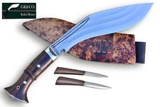 10" 3 Chirra (3 Fuller) Genuine Gurkha Kukri knife from Nepal- Khukri, GK&CO
