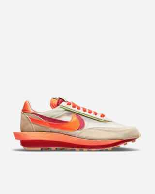 Nike LD Waffle sacai CLOT Kiss of Death Net Orange Blaze | DH1347-100 | 49.5 NEU