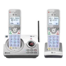 AT&T DL72250 Dual Handset Cordless Phone Answering System Call Blocker Bluetooth