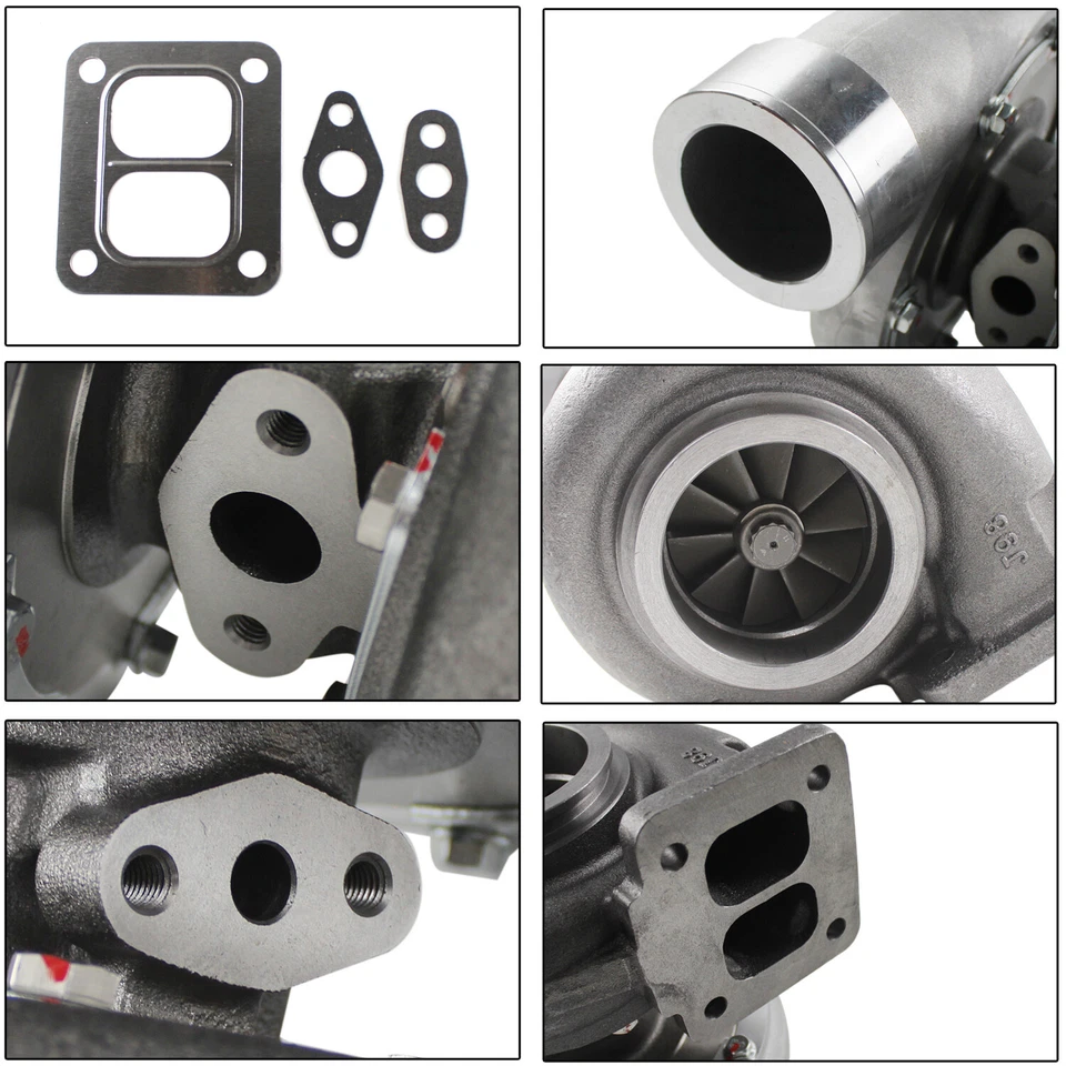 Turbocompresor GT45 T4 .96 A/R 600+ HP para todo motor de 4.0 L-6.0 L Foto 3 de 4