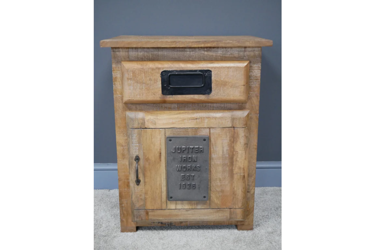 Jupiter Iron Works Industrial Bedside Rustic Bedroom Living