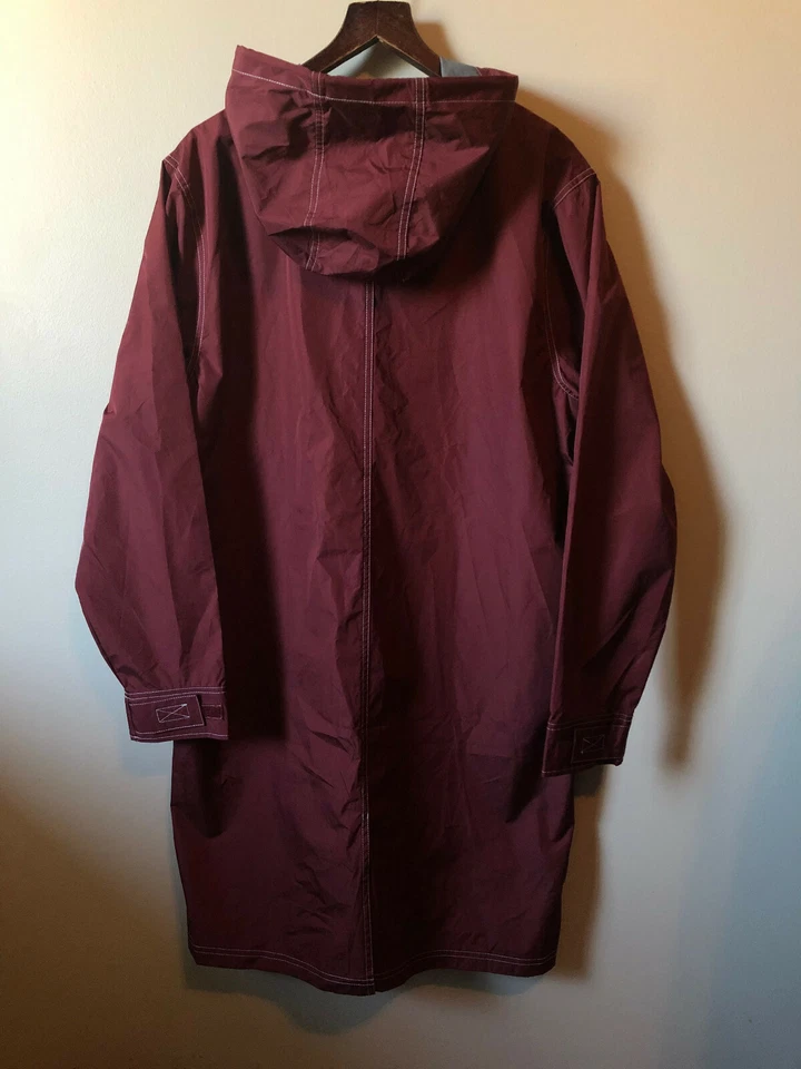Stussy Contrast Stitch Maroon Parka Jacket Medium | eBay