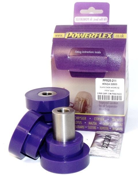 PFR25-211 POWERFLEX Rear Lower Wishbone Front Bush fit Honda