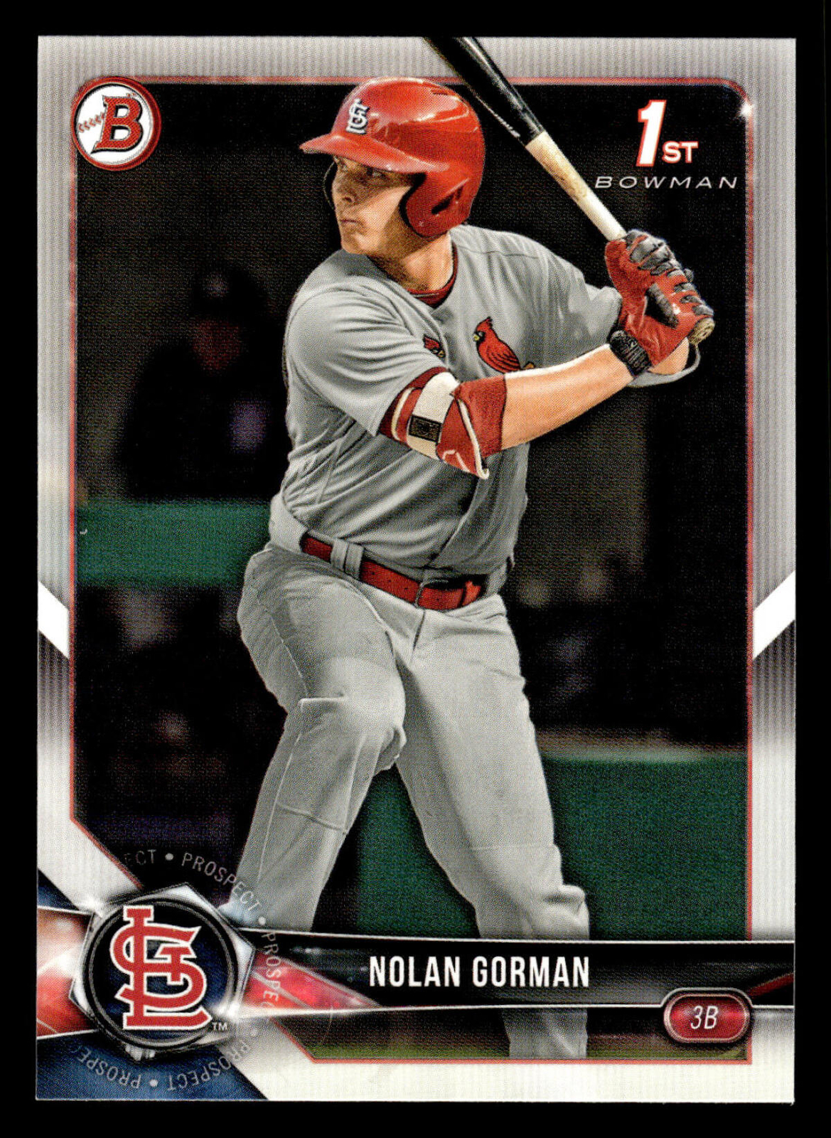 2018 BOWMAN DRAFT #BD-117 NOLAN GORMAN NM-MT