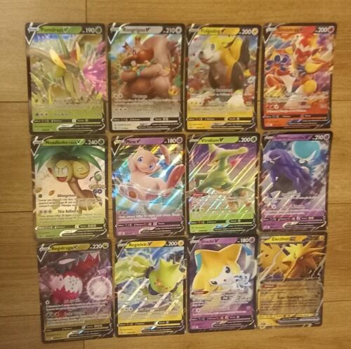 Lot De 12 Grandes Cartes Pokemon Jumbo V et EX Neuve FR - Photo 1/3