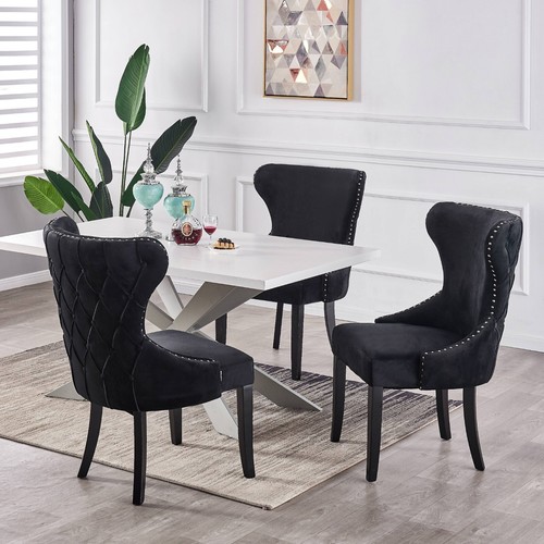 Luxury Dining Table Set Velvet Chairs Dining Table Set 4 and 6 Seater - Picture 34 of 508