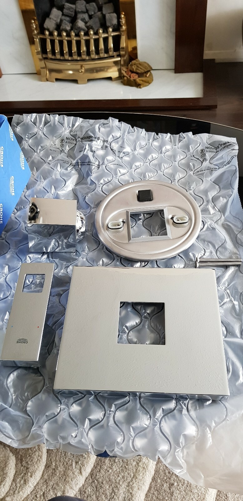 Grohe 19898000 Eurocube Monomando Mezclador de la ducha Adorno Grohe 19898000 Eurocube Monomando Mezclador de la ducha Adorno