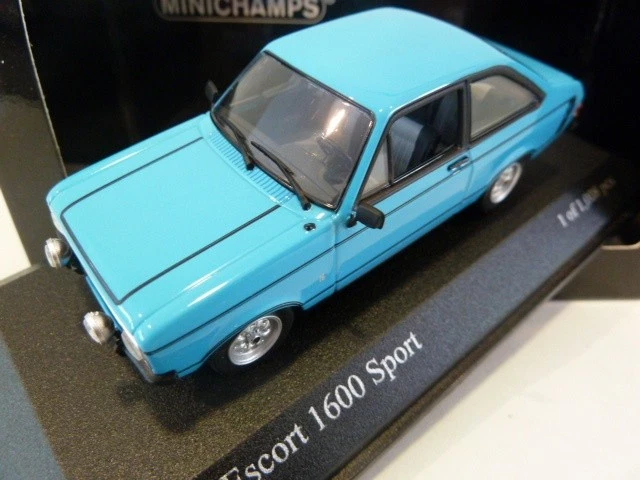 Ford Escort 1600 Sport Mkii 1975 Riviera Blue Minichamps 400084472 1/43 Azul - Imagen 3 de 4