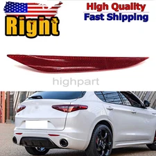 Right Red Rear Bumper Reflector Light Tail Lamp For Alfa Romeo Stelvio 2017-2022