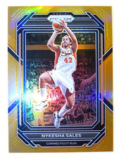 2023 Panini Prizm Basketball WNBA Nykesha Sales Orange Prizm Card #48 Sun 72/99