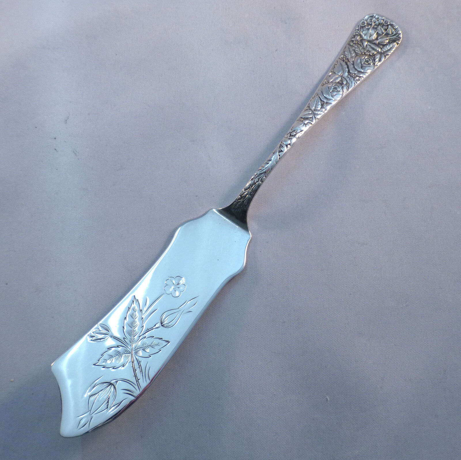Arlington-Towle Sterling Flat Handle Master Butter-7"